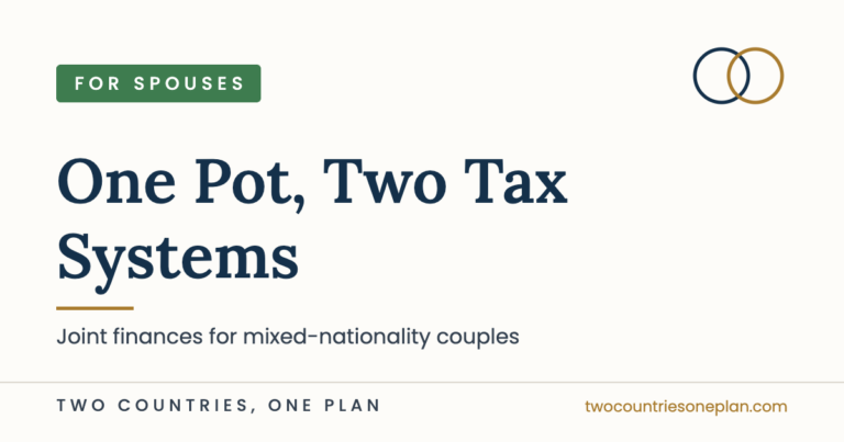 One Pot, Two Tax Systems
